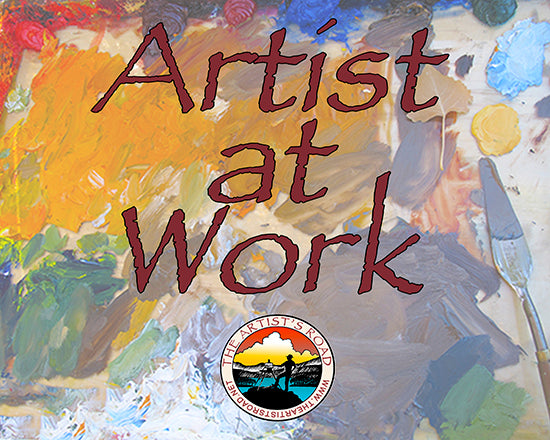 Artist at Work Laminated Card for Car Window