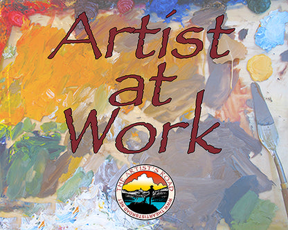 Artist at Work Laminated Card for Car Window