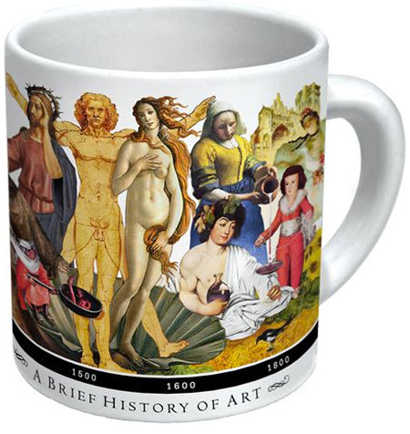 A Brief History of Art Mug